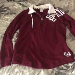 PINK burgundy sweater